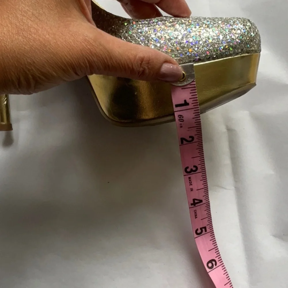 ZIGI SOHO Shoes Glitter Platform High Heel Pumps. Staple 7 1/2